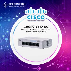 Cisco Business CBS110-5T-D Unmanaged Switch 5 Port GE Desktop cbs110 + SMARTNET 1 TAHUN